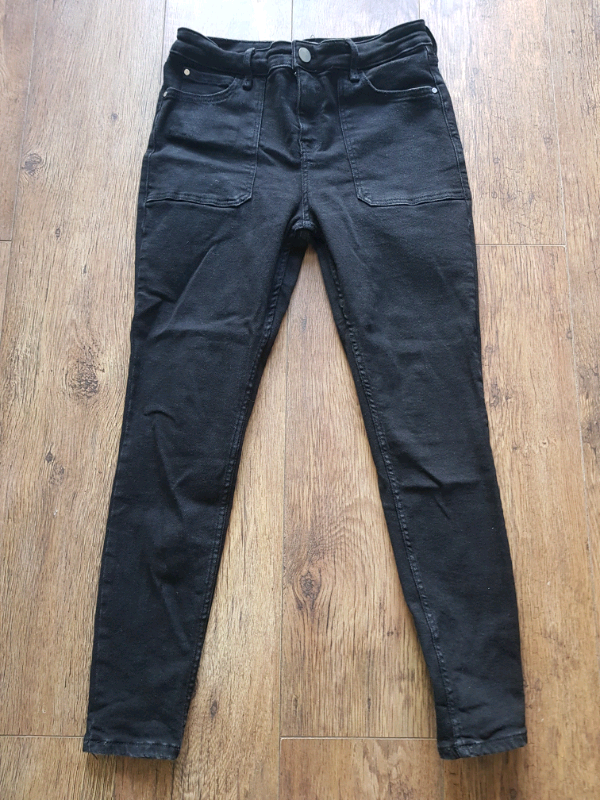 black skinny jeans size 12